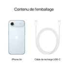 Apple - iPhone Air - 256 Go - Bleu ciel - Débloqué-CONÇU POUR APPLE INTELLIGENCE - Personnel, privé, puissant. Écrivez, exprimez-vous et faites-en plus sans effort