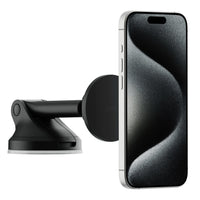 iOttie - Support de téléphone portable iTap 3 MagSafe pour tableau de bord et pare-brise-Fonctionne avec Qi2, MagSafe et tous les autres smartphones et étuis grâce à un adaptateur d’anneau magnétique qui se fixe à l’arrière de tout téléphone ou étui non compatible MagSafe pour une compatibilité universelle