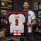 Frameworth - Coupe du Monde FIFA 2026 Officielle Angleterre Harry Kane Cadre Réplique de Maillot - 25,75 po x 33,75 po-8