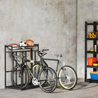 Soozier - Support de rangement pour vélo-Panier supérieur et crochets en S pour options de rangement supplémentaires