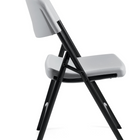 Offices to Go - Chaise pliante Lite-Lift, jeu de 4, huître-Léger, robuste, portable et facile à entretenir