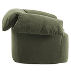 Modway - Lark Slipcover Tissu Grand fauteuil - Sauge-Pieds en caoutchouc avec coulisses de plancher