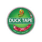 Shurtape - Ruban 4,8 cm adhésif imprimé Duck Tape - Roses rouges-Se déchire facilement à la main pour une application simple