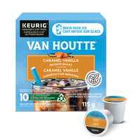 Van Houtte -  Capsules K-Cup de café infusé sur glace caramel vanille torréfaction moyenne - paquet de 10-Goût : une torréfaction corsée conçue pour faire le café glacé parfait. Rendez chaque moment savoureux avec notre mélange caramel vanille.