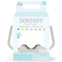 Glo Pals - Pots sensoriels - Nuage douillet - Gris-Le bocal activé par l'eau passe par 9 couleurs apaisantes