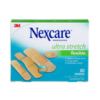 Nexcare - Pansements confort - tailles assorties - Paquet de 80-La conception perméable à l’air et moulante s’ajuste aux mouvements