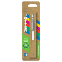 Parker − Stylo à bille Jotter Originals − fini blanc classique − pointe moyenne − encre bleue-La finition blanche classique brillante est naturellement amusante et élégante