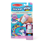 Melissa & Doug - Sticker Wow Ensemble d’activités Licorne-L’autocollant unique en son genre WOW !  comprend des tampons d’autocollants avec 300 autocollants et des tampons d’activités pour s’amuser sans gâchis n’importe où