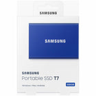 Samsung T7 500Go USB 3.2 Gen. 2 Disque SSD Portatif - Bleu-Compatible avec les PC, les Mac, les appareils Android, les consoles de jeu, etc.