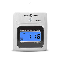 Pyramid Time Systems - Système de pointeuse à cartes 3800 - ivoire/charbon-Suivez et enregistrez le temps et les présences des employés avec cet ensemble d’horloge pour petites entreprises