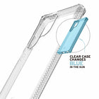 ITSKINS - Coque Spectrum_R Mood pour Samsung Galaxy S24 Ultra - Bleu Clair-Fabriqué à partir de matériaux 100 % recyclés