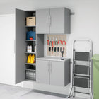 Prepac - Armoire de rangement de travail HangUps ensemble P - gris-Poids total du produit : 181 lbs