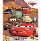 Disney Cars Photo de groupe - 200 pièces-Casse-tête 3D lenticulaire de 200 morceaux