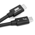 OWC - Câble Thunderbolt USB-C 39" - Noir-Certifié pour toutes les utilisations : profitez d'une alimentation électrique sûre et certifiée par des tests en laboratoire jusqu'à 240 W, jusqu'à 40 Gb/s de performances de données et jusqu'à 8K de capacité vidéo