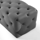 Modway - Amour Entrée à boutons touffés de 72" Performance Velvet Banc - Gris-7