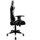 Nicer Furniture - chaise de jeu de style course - blanc-Base en plastique dur assurant une durabilité et un soutien à long terme.  