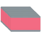 Ashley Productions - ASH10816-12 Grand guide de lecture - 3-3/4" x 7-1/4" - Rose - Paquet de 12-Suivez facilement l'impression à travers la fenêtre teintée transparente.