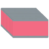 Ashley Productions - ASH10816-12 Grand guide de lecture - 3-3/4" x 7-1/4" - Rose - Paquet de 12-Suivez facilement l'impression à travers la fenêtre teintée transparente.