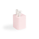 LOGiiX - Vibrance Power Mini 20W Chargeur Mural USB-C Chargeur Mural - Rose-Le Vibrance Power Cube Mini, compact et coloré, charge les smartphones jusqu'à 3 fois plus rapidement.