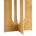 Modway - Rivian Ronde 48 po Bois Table à manger, Chêne-8