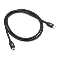 OWC - Câble USB-C Thunderbolt 5 39,4" - Noir-100 % compatible USB-C : connectez-vous aux Mac, PC, iPad, Chromebooks, Surface et autres appareils d'aujourd'hui, de demain et d'hier avec un port Thunderbolt 5, Thunderbolt 4, Thunderbolt 3, USB4 ou USB-C