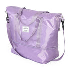 Nicci - Sac extensible Travel Weekender Duffel - Violet clair-Poche zippée à l'arrière
