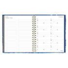 Blueline - Agenda Hebdomadaire/Mensuel - 9 1/4 po H x 7 1/4 po l - Motif Celestial - Bilingue-Section mots de passe