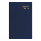 Brownline - 2026 Agenda hebdomadaire de poche Traditional - 4-3/4 po x 3 po - Couleurs assorties - Anglais-Calendrier du mois courrant et suivant sur chaque page double 