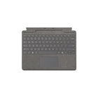 Microsoft - Clavier signature Surface Pro avec rangement pour stylet - Anglais - Clé Copilot - Commercial Platinum-Interface : Magnétique