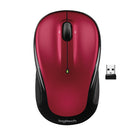 Logitech - Souris sans fil M325S 2,4 GHz avec récepteur USB - Rouge-Adapté à votre utilisation du Web, notre nouveau défilement ultra-précis facilite la consultation de Facebook, les achats sur Amazon ou le défilement des résultats des recherches sur Google