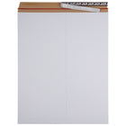 JAM Paper - Enveloppes d'expédition pour photos rigides autocollantes, 17 x 21 po, blanc, 10/paquet-Blanc
