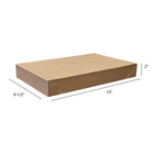 Eddie's - Boîte à vêtements - 15X - 15" x 9-1/2" x 2" - Kraft - Paquet de 100-15" x 9-1/2" x 2"