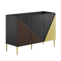 Modway - Alchemist 48" Armoire de toilette de salle de bain (lavabo non inclus) - Or noir-Vanité de salle de bain moderne