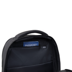 Bugatti - Transit Pro sac à dos pour ordinateur portable - 17,3 po – Noir-Poche à glissière avec protection RFID pour aider à protéger les données personnelles