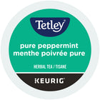 Dosettes K-Cups de thé Tetley de Keurig, menthe poivrée, boîte de 24-24 dosettes K-Cups par paquet