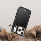 TUFF8 - Étui Impact+ Triple Couche iPhone 17 Pro-Triple couche : combine des couches de silicone souple et de polycarbonate dur pour une durabilité supérieure
