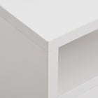 HOMCOM - Armoire de rangement pour documents et imprimante à roulettes 24 po pour bureau à domicile - blanc-Le classeur compact convient à la maison, au bureau et plus encore   
