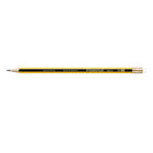 STAEDTLER - Noris 122  Crayons Graphite avec Gomme à L'extrémité - HB 2 - Paquet de 12-Gomme sans PVC ni latex
