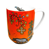 Oscardo - Tasse porcelaine « Les sept enseignements des grands-pères » de Cody Houle - 485 ml-Design d’art autochtone - Les sept enseignements des grands-pères par Cody Houle, artiste anishinaabe, œuvre des Premières Nations célébrant le patrimoine culturel et les traditions