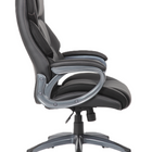 Nicer Interior - Fauteuil de direction à dossier haut Summit-Le coussin de siège « Waterfall » contribue à réduire la pression sur les jambes lors d'une position assise prolongée