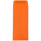JAM Paper Enveloppes à ouv. au sommet papier recyclé couleur vive, ferm. gommée, 4 1/8 x 9 1/2 po, orange, paq./100-Taille : No10 (4 1/8 x 9 1/2 po)