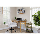 Brassex - Dayton Chaise de bureau - grise-revêtement en tissu haut de gamme