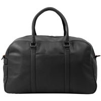 Champs - Sac de sport Onyx - Noir-Fabriqué en cuir de vachette véritable