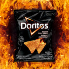 Doritos - Piment Infernal! Chips Tortilla Aromatisees - 45g - Paquet de 48-Mettez-vous-en plein la bouche
