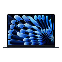Apple - Portatif MacBook Air 15 po - Puce M4 - SSD 256 Go - Mémoire unifiée 16 Go - Minuit - Anglais-Turbopropulsé par la M4 - La puce M4 d’Apple vous offre toute la rapidité et la fluidité dont vous avez besoin. Travaillez dans une foule d’apps, montez des vidéos ou jouez à des jeux visuellement complexes