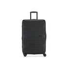 Swiss Mobility SFO 28 po Valise grande rigide - Noir-Roues doubles à 360 degrés (8 roues) pour un roulement sans effort