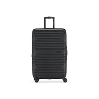 Swiss Mobility SFO 28 po Valise grande rigide - Noir-Roues doubles à 360 degrés (8 roues) pour un roulement sans effort