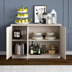 Hudson&Canal - Table de buffet Alston 48" L - Aulne blanc-Caractéristiques assemblage facile