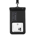 Pelican - Marine Pochette XL Flottante Etanche - Noir furtif-Les coussins d'air intégrés offrent une flottabilité pour une récupération plus facile du téléphone