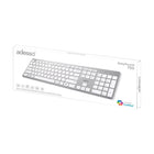 Adesso - EasyTouch 730 Clavier mince USB avec Hub intégré - Disposition Bilingue Canadienne Anglais/Français - Blanche-Disposition bilingue canadienne anglais/français